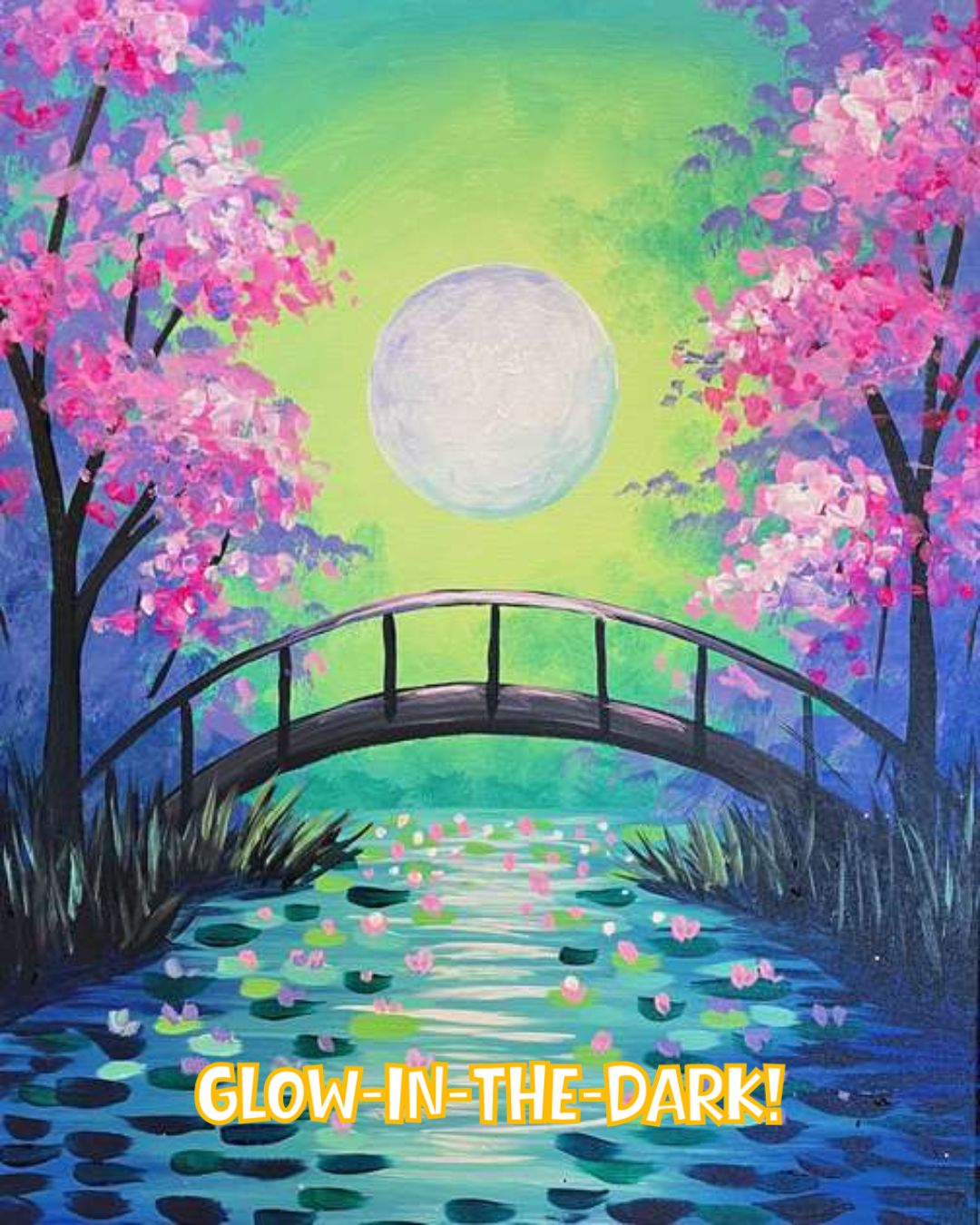 Moonlit Waterlilies